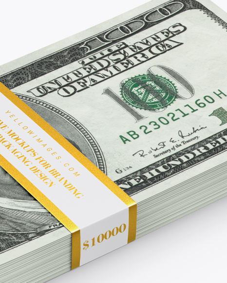 Money Stack Mockup