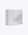 Glossy Bag Mockup - Half Side View