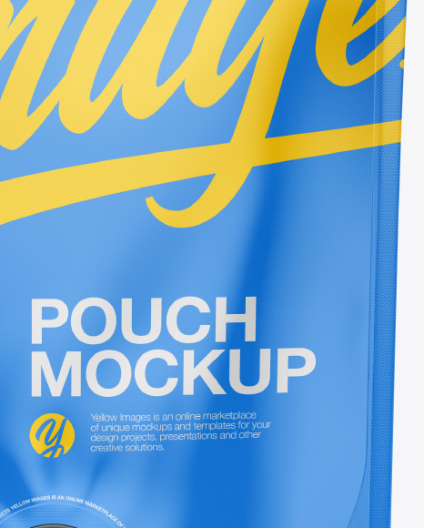 Matte Stand-Up Pouch with Dispenser Mockup