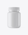 Matte Pills Bottle Mockup