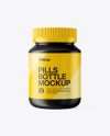 Matte Pills Bottle Mockup