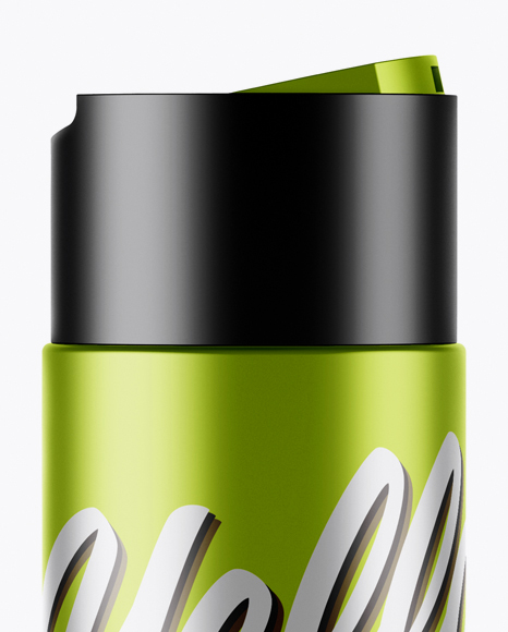 Metallic Cosmetic Bottle Mockup