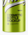 Metallic Cosmetic Bottle Mockup