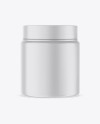 Matte Protein Jar Mockup