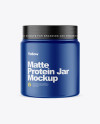 Matte Protein Jar Mockup