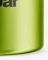 Metallic Protein Jar Mockup Metallic Protein Jar Mockup