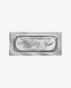 Matte Metallic Condom Packaging Mockup