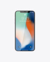 Apple iPhone X Mockup - Front View