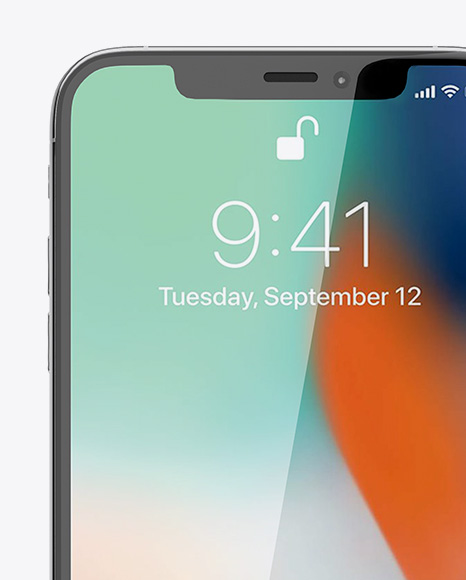 Apple iPhone X Mockup - Front View - Free Download Images High Quality ...