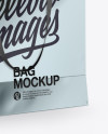 Metallic Bag Mockup - Half Side View