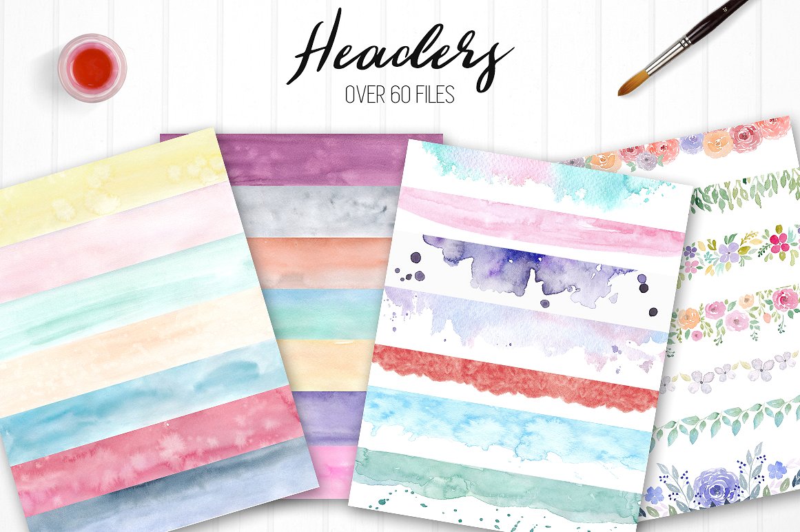 Watercolor Pack for Bloggers Watercolor Pack for Bloggers