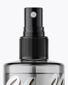 Opened Dark Spray Bottle With Transparent 小ap Mockup Opened Dark Spray Bottle With Transparent 小ap Mockup