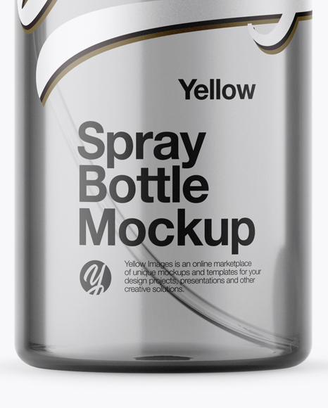 Opened Dark Spray Bottle With Transparent 小ap Mockup Opened Dark Spray Bottle With Transparent 小ap Mockup