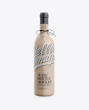 Wine Bottle in Kraft Paper Wrap