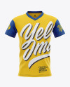 Men’s V-neck Football Jersey Mockup - Front View