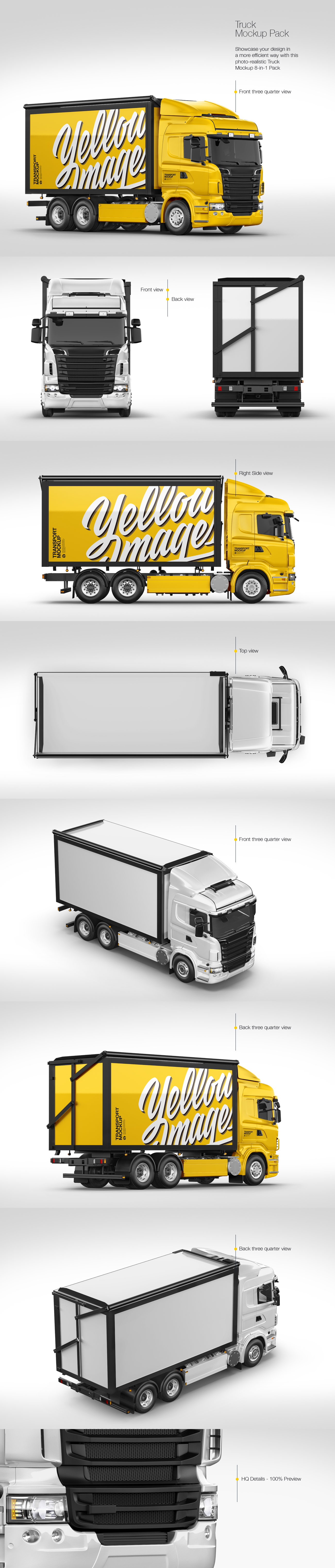 Truck Mockup Pack