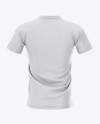 Men’s V-neck Football Jersey Mockup - Back View