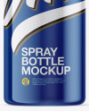 150ml Glossy Spray Bottle Mockup