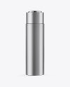 Matte Metallic Cosmetic Bottle Mockup