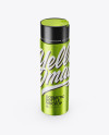 Metallic Cosmetic Bottle Mockup