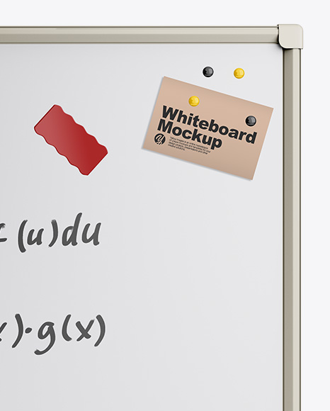 Metallic Whiteboard Mockup