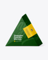 Triangular Package Mockup - Side View