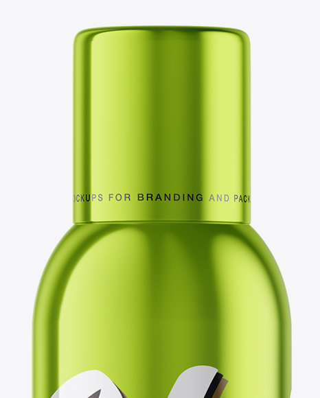 250ml Metallic Spray Bottle Mockup