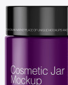 Glossy Cosmetic Jar Mockup Glossy Cosmetic Jar Mockup
