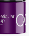 Glossy Cosmetic Jar Mockup Glossy Cosmetic Jar Mockup