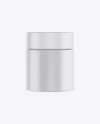 Matte Cosmetic Jar Mockup