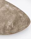 Velvet Travel Pillow Mockup - Half Side View