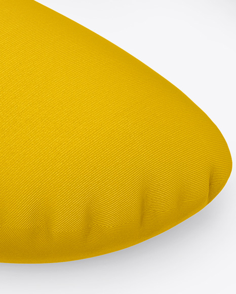 Travel Pillow Mockup - Half Side View