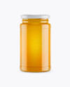 Honey Jar Mockup - Front View