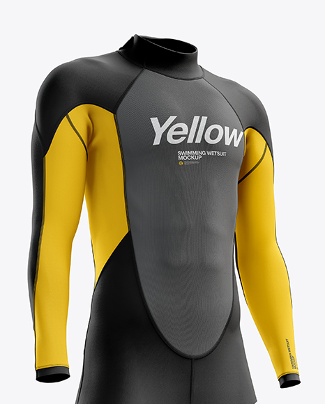 Men’s Full Wetsuit mockup (Hero Shot)