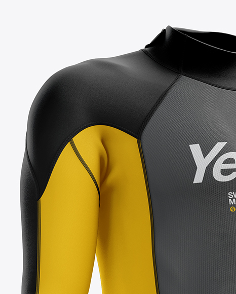 Men’s Full Wetsuit mockup (Hero Shot)