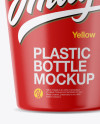 Plastic Bottle With Dispenser Mockup