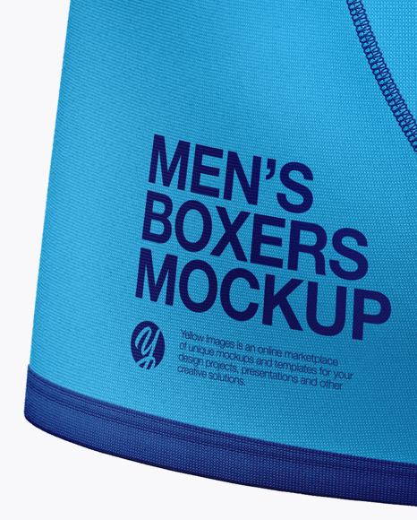 Men&#039;s Boxer Briefs Mockup - Back View