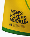 Men&#039;s Boxer Briefs Mockup - Back View