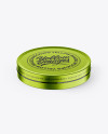 Metallic Round Cosmetic Jar Mockup Metallic Round Cosmetic Jar Mockup