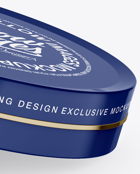 Two Glossy Round Cosmetic Jars Mockup Two Glossy Round Cosmetic Jars Mockup
