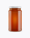 Honey Jar Mockup - Front View