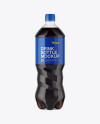 1,5L Plastic Bottle with Cola Drink Mockup