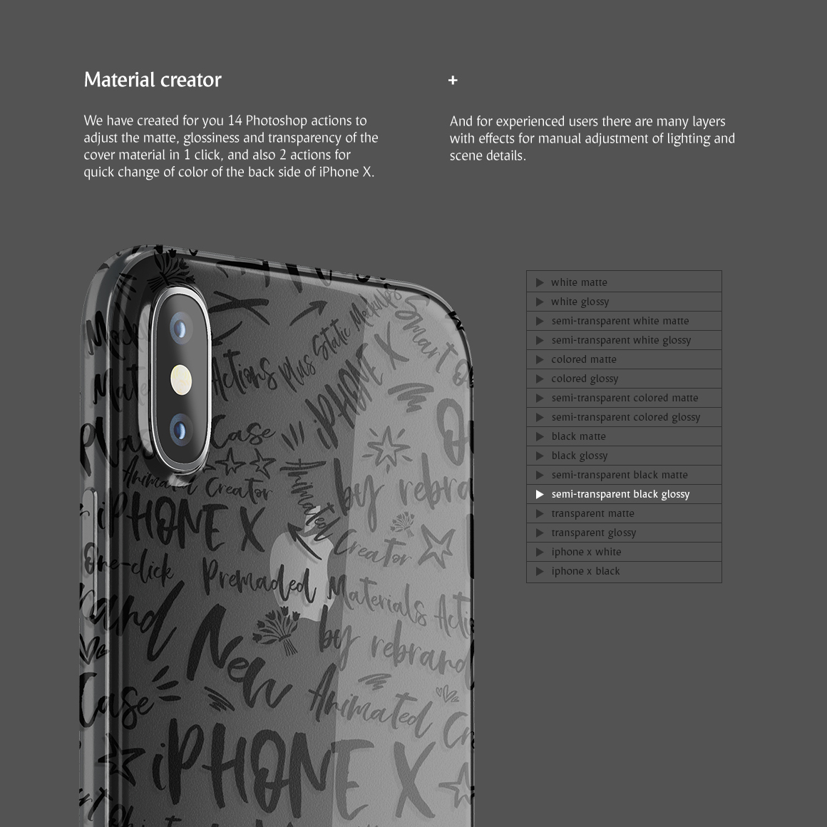 iPhone X Case Animated Creator