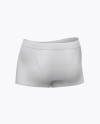 Men's Boxer Briefs Mockup - Back Half Side View