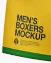 Men's Boxer Briefs Mockup - Back Half Side View