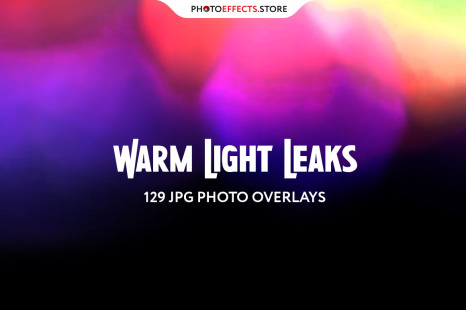 129 Warm Light Leaks Photo Overlays - Leaks