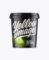 Glossy Ice Cream Cup Mockup