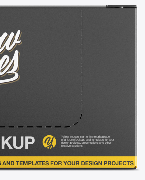 20 Snack Bars Closed Box Mockup - Front View