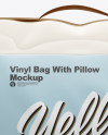 Vinyl Bag W/ Pillow Mockup