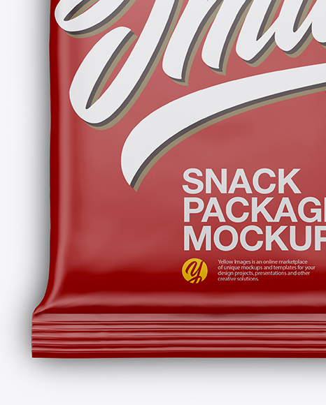 Matte Snack Package Mockup